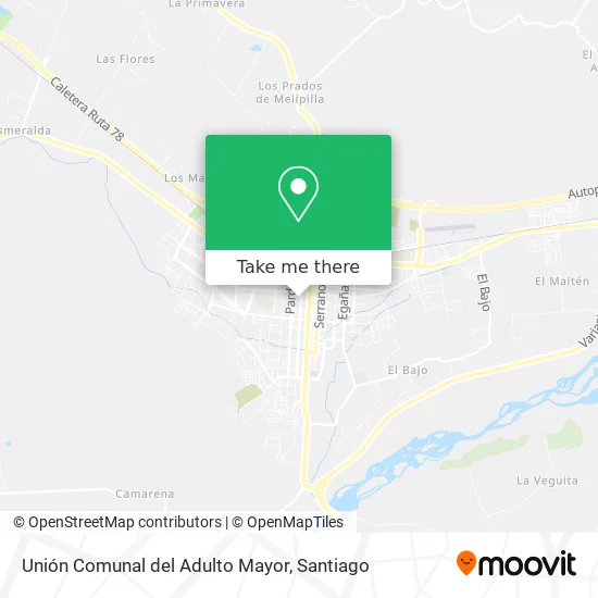 Unión Comunal del Adulto Mayor map
