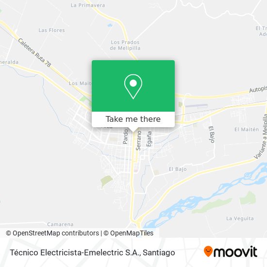 Técnico Electricista-Emelectric S.A. map