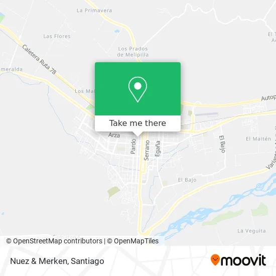 Nuez & Merken map