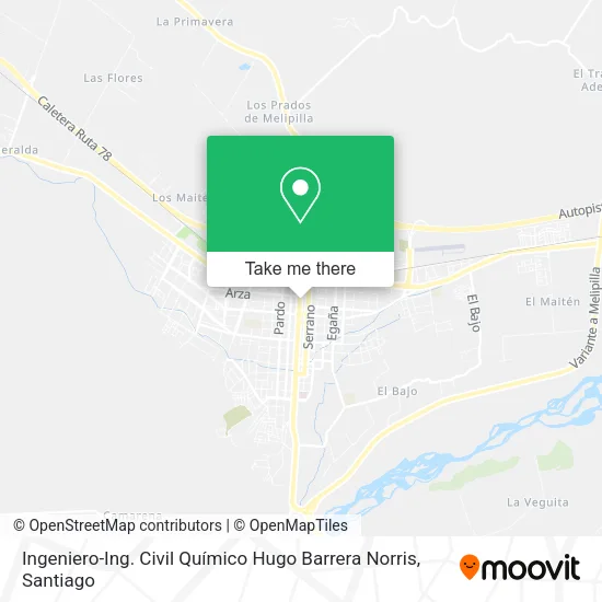 Ingeniero-Ing. Civil Químico Hugo Barrera Norris map