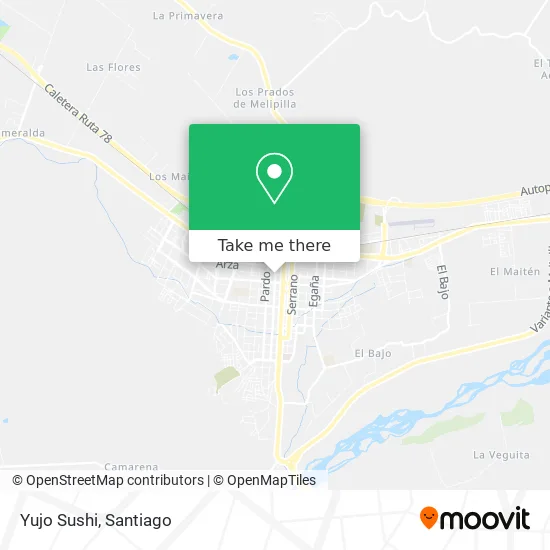 Yujo Sushi map