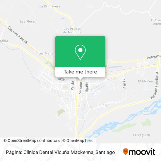 Página: Clinica Dental Vicuña Mackenna map