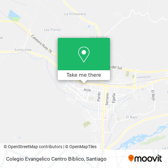 Colegio Evangelico Centro Bíblico map