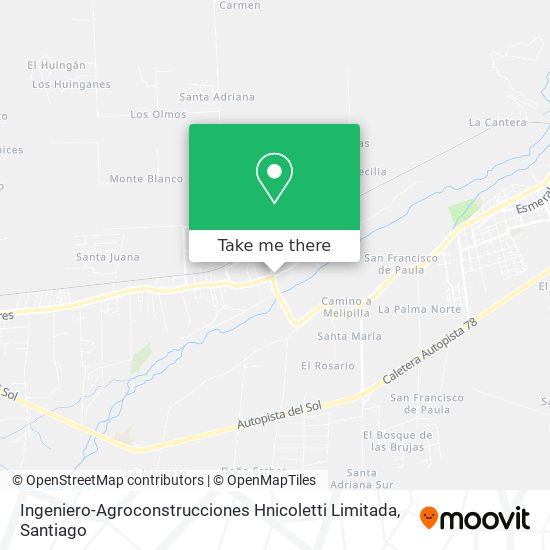 Ingeniero-Agroconstrucciones Hnicoletti Limitada map