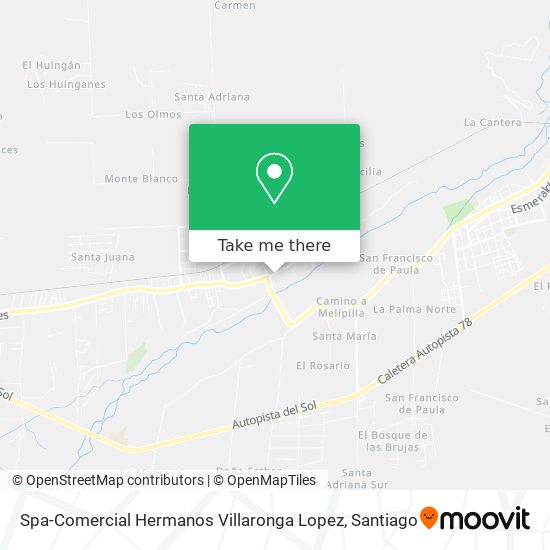Spa-Comercial Hermanos Villaronga Lopez map