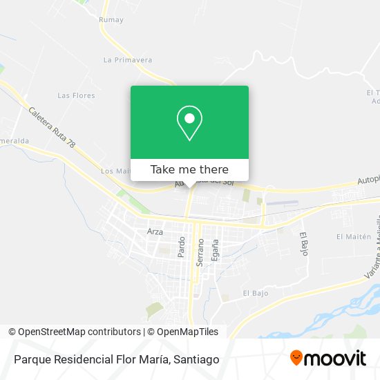 Mapa de Parque Residencial Flor María