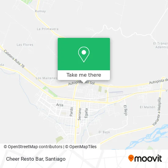Cheer Resto Bar map