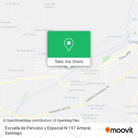 Escuela de Parvulos y Especial N 197 Amaral map