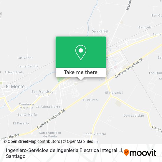 Ingeniero-Servicios de Ingenieria Electrica Integral Li map