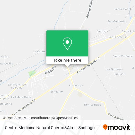 Centro Medicina Natural Cuerpo&Alma map