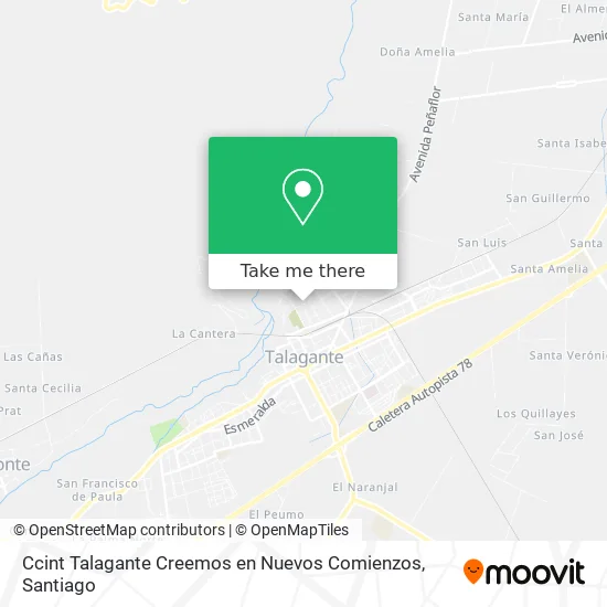 Ccint Talagante Creemos en Nuevos Comienzos map