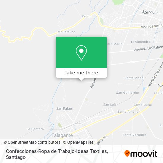 Confecciones-Ropa de Trabajo-Ideas Textiles map