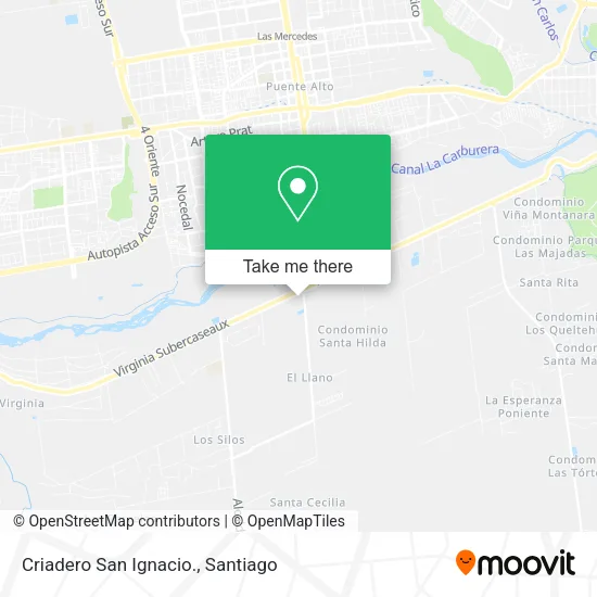 Criadero San Ignacio. map