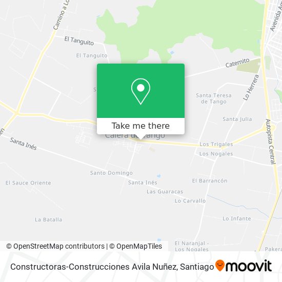 Constructoras-Construcciones Avila Nuñez map