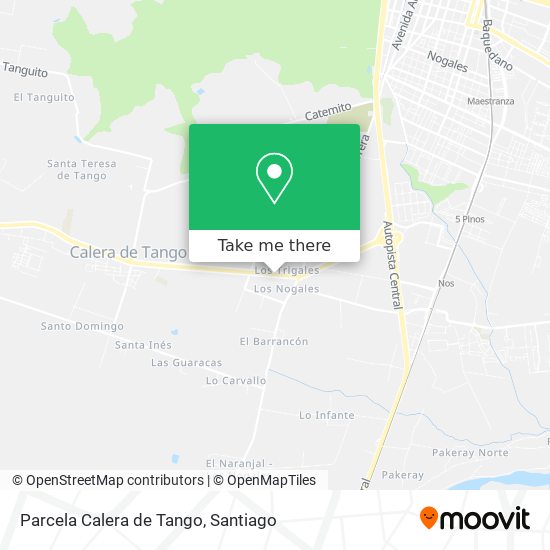 Parcela Calera de Tango map