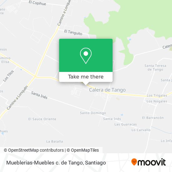 Mapa de Mueblerias-Muebles c. de Tango