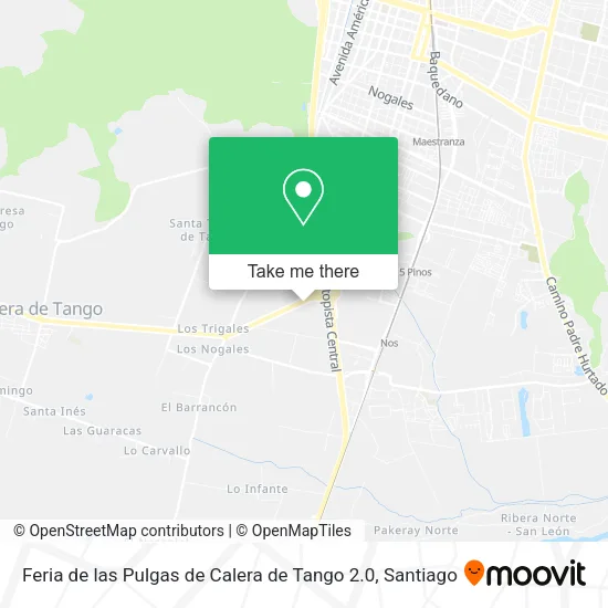 Feria de las Pulgas de Calera de Tango 2.0 map