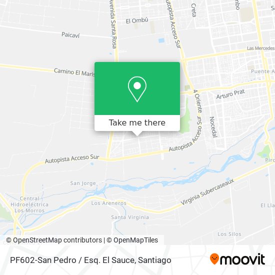 PF602-San Pedro / Esq. El Sauce map