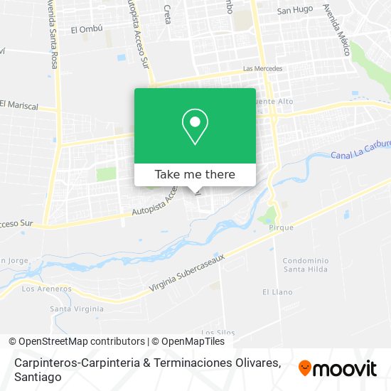 Carpinteros-Carpinteria & Terminaciones Olivares map