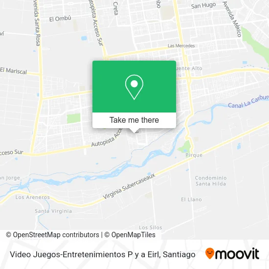 Video Juegos-Entretenimientos P y a Eirl map