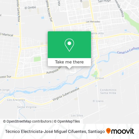 Mapa de Técnico Electricista-José Miguel Cifuentes