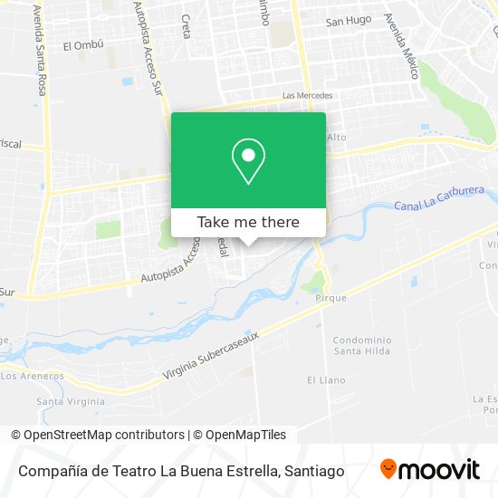 Compañía de Teatro La Buena Estrella map