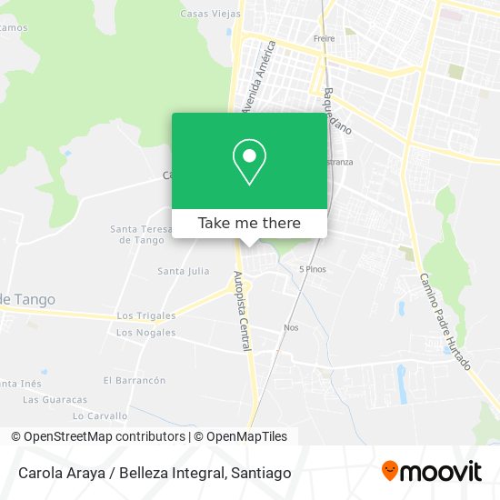 Carola Araya / Belleza Integral map