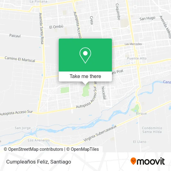 Cumpleaños Feliz map