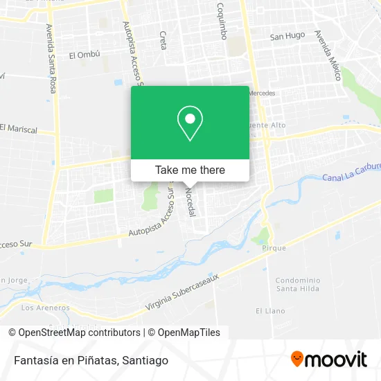 Fantasía en Piñatas map