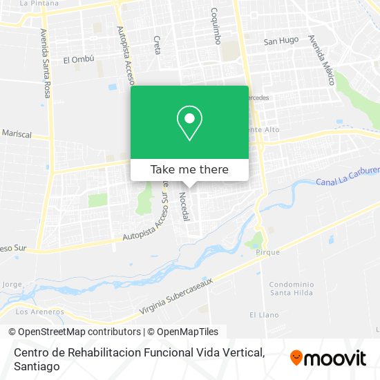 Centro de Rehabilitacion Funcional Vida Vertical map