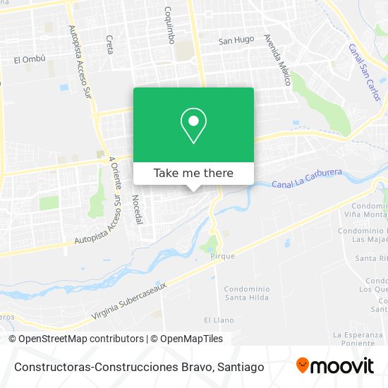 Mapa de Constructoras-Construcciones Bravo