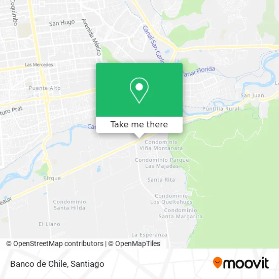 Banco de Chile map