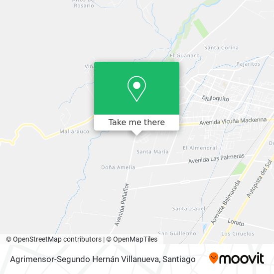 Agrimensor-Segundo Hernán Villanueva map