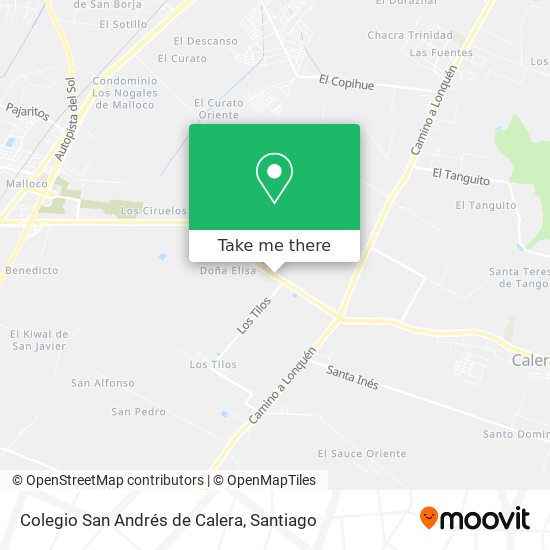 Mapa de Colegio San Andrés de Calera