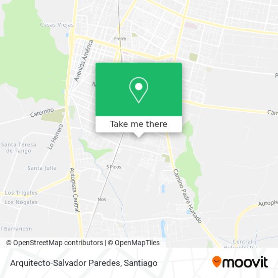 Mapa de Arquitecto-Salvador Paredes