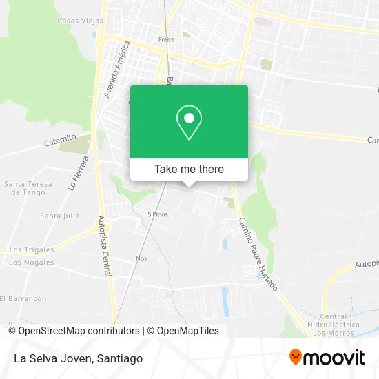 La Selva Joven map