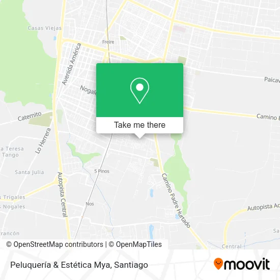 Peluquería & Estética Mya map