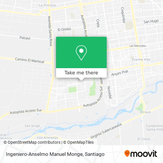 Mapa de Ingeniero-Anselmo Manuel Monge