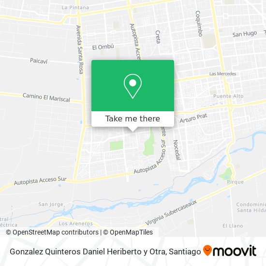 Mapa de Gonzalez Quinteros Daniel Heriberto y Otra