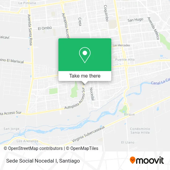 Sede Social Nocedal I map