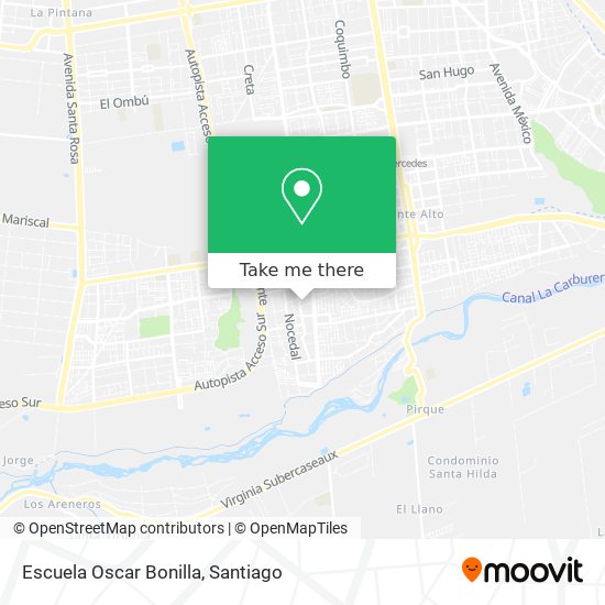 Escuela Oscar Bonilla map