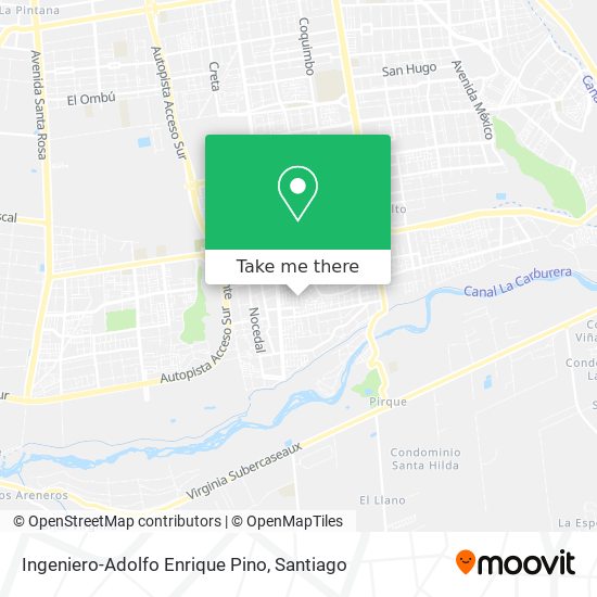 Ingeniero-Adolfo Enrique Pino map