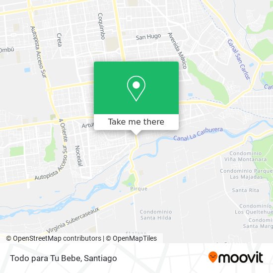 Todo para Tu Bebe map