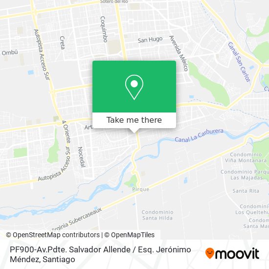 PF900-Av.Pdte. Salvador Allende / Esq. Jerónimo Méndez map