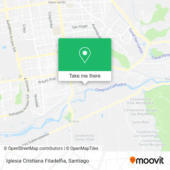 Iglesia Cristiana Filadelfia map