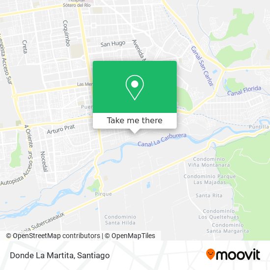 Donde La Martita map