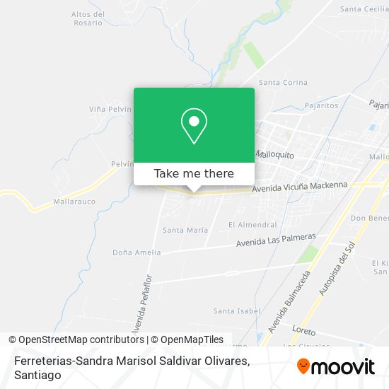 Ferreterias-Sandra Marisol Saldivar Olivares map