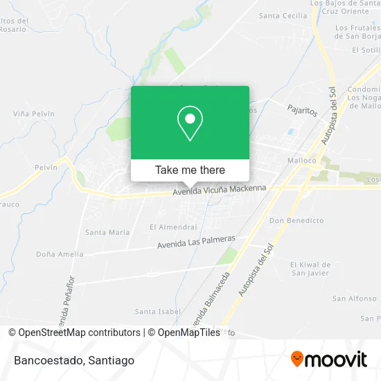 Bancoestado map