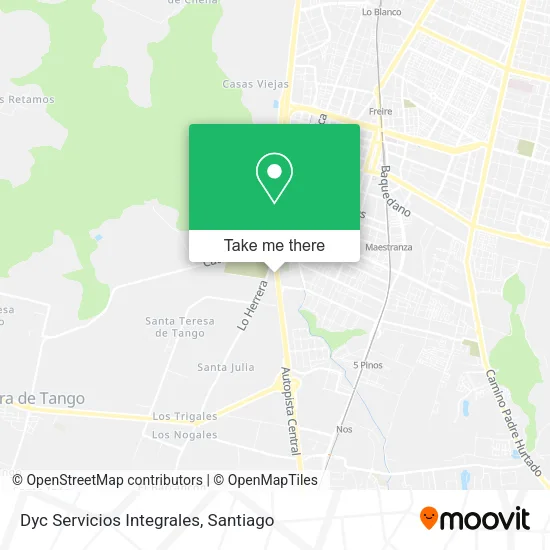 Dyc Servicios Integrales map