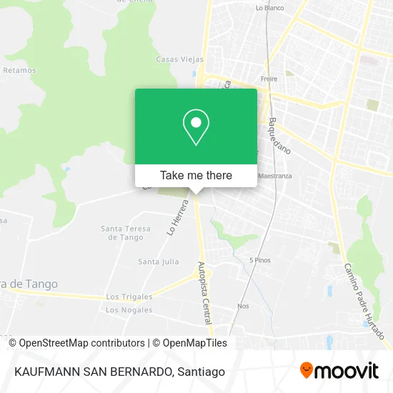 KAUFMANN SAN BERNARDO map